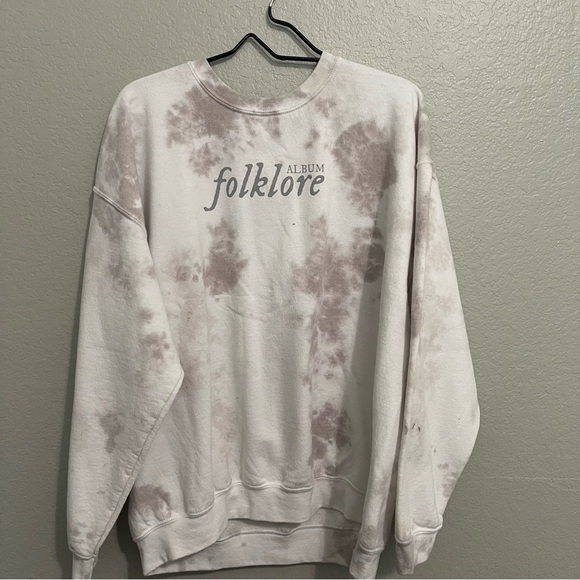 folklore era tye-die sweatshirt - Picture 1 of 4